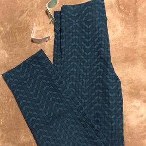 Margaret M emer jacquard print straight leg pants